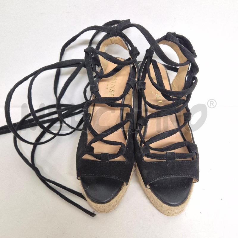 SANDALI DONNA TWIN SET NERA ZEPPA CORDA | Mercatino dell'Usato Cervia 2