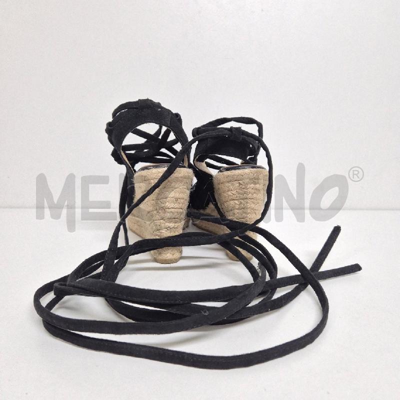SANDALI DONNA TWIN SET NERA ZEPPA CORDA | Mercatino dell'Usato Cervia 4