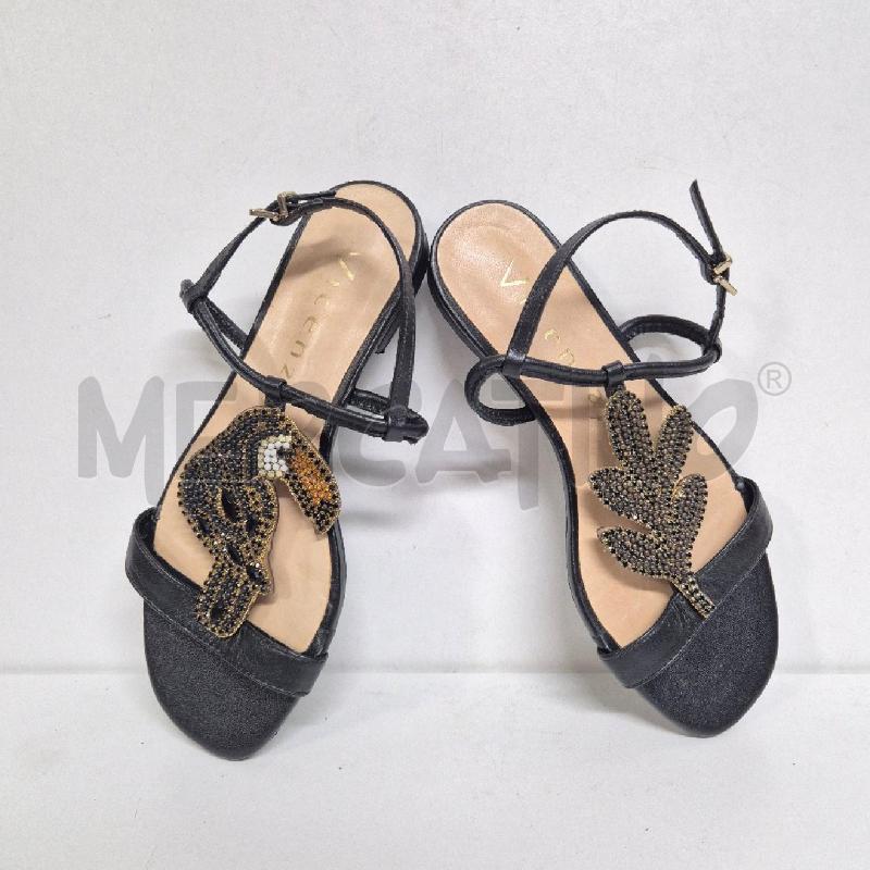 SANDALI DONNA VICENZA NERO STRASS | Mercatino dell'Usato Cervia 2