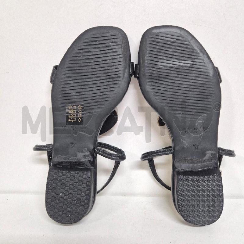 SANDALI DONNA VICENZA NERO STRASS | Mercatino dell'Usato Cervia 5