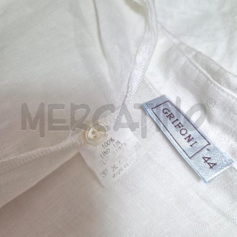 SCAMICIATO DONNA GRIFONI BIANCO LINO | Mercatino dell'Usato Cervia 5
