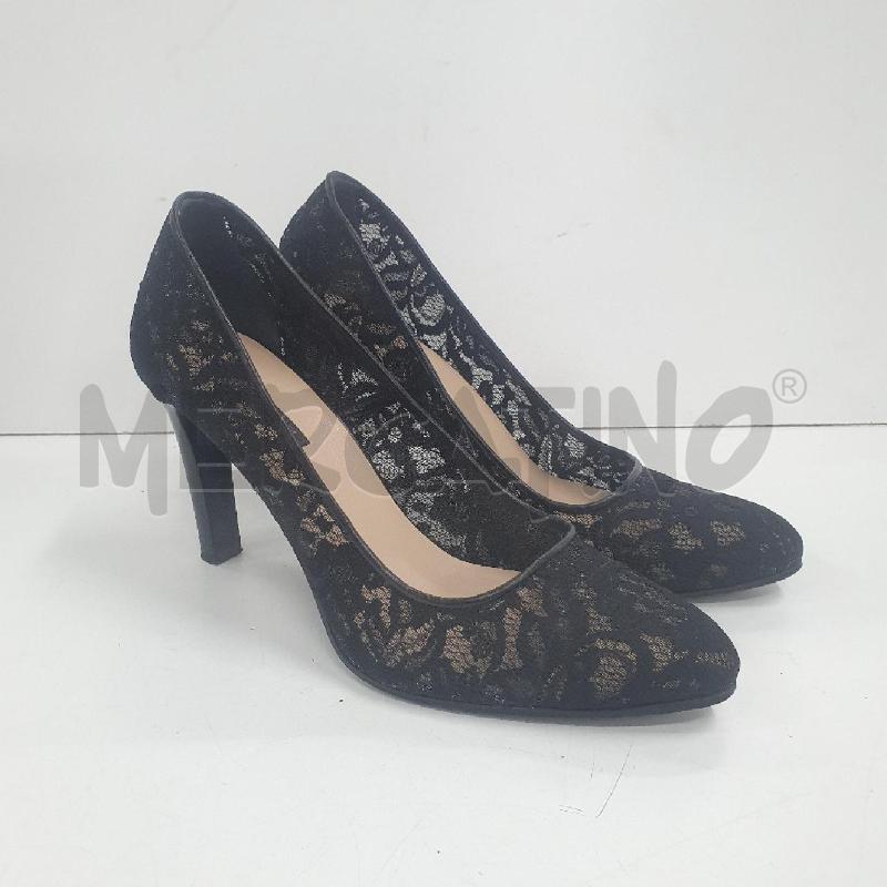 SCARPE DONNA MARINA RINLDI NERA PIZZO | Mercatino dell'Usato Cervia 1