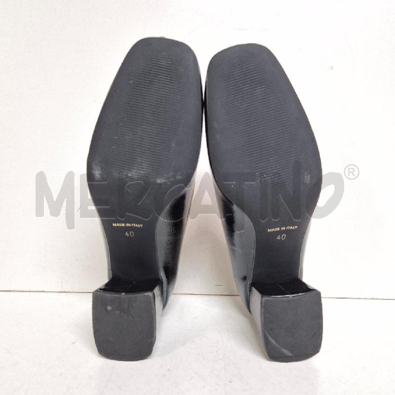 SCARPE DONNA NERE BORCHIE DORATELATIKA | Mercatino dell'Usato Cervia 5
