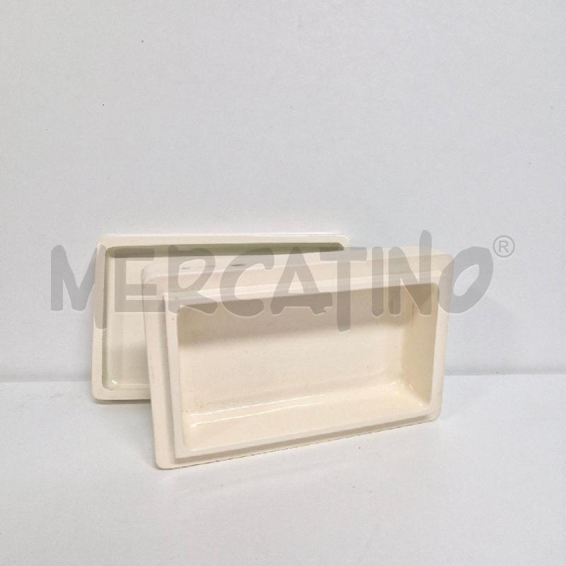 SCATOLA VINTAGE PANNA FARFALLE RETTANGOLARE | Mercatino dell'Usato Cervia 4