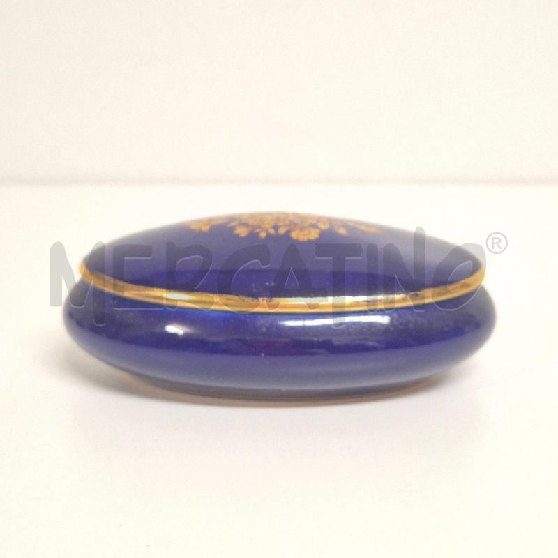 SCATOLETTA OVALE BLU LIMOGES  | Mercatino dell'Usato Cervia 2