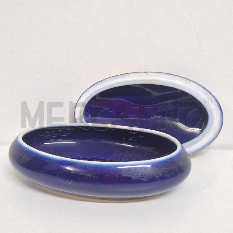 SCATOLETTA OVALE BLU LIMOGES  | Mercatino dell'Usato Cervia 4