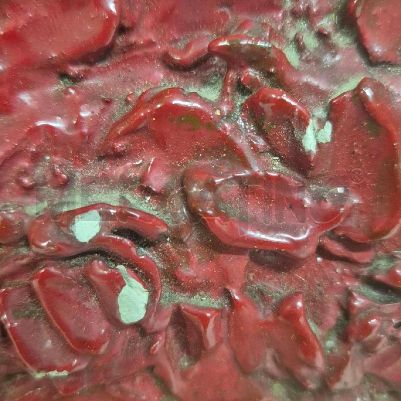 SCULTURA DONNA CERAMICA ROSSO  | Mercatino dell'Usato Cervia 3