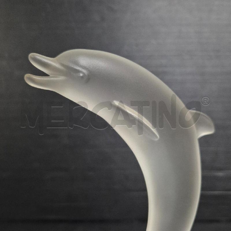 SCULTURA IN VETRO NACHTMANN GERMANY DELFINO VETRO SATINATO | Mercatino dell'Usato Cervia 3