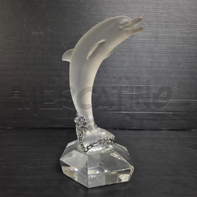 SCULTURA IN VETRO NACHTMANN GERMANY DELFINO VETRO SATINATO | Mercatino dell'Usato Cervia 4