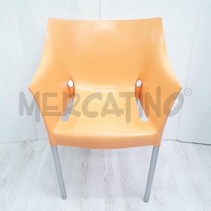 SEDIA KARTELL ARMCHAIR DR.NO BY STARCK ARANCIONE | Mercatino dell'Usato Cervia 1
