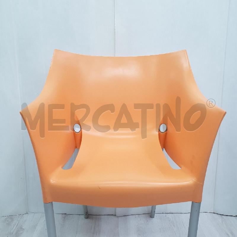 SEDIA KARTELL ARMCHAIR DR.NO BY STARCK ARANCIONE | Mercatino dell'Usato Cervia 2