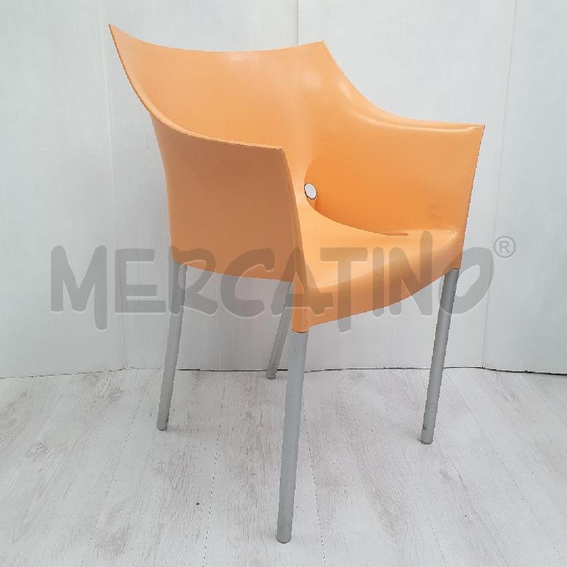 SEDIA KARTELL ARMCHAIR DR.NO BY STARCK ARANCIONE | Mercatino dell'Usato Cervia 3