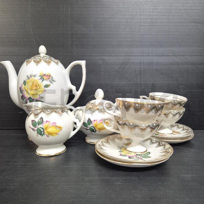 SERVIZIO CAFFE X4 BAVARIA FIORI GIALLI | Mercatino dell'Usato Cervia 1