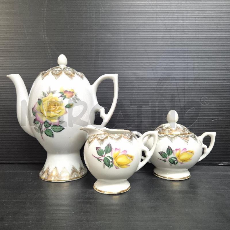 SERVIZIO CAFFE X4 BAVARIA FIORI GIALLI | Mercatino dell'Usato Cervia 2
