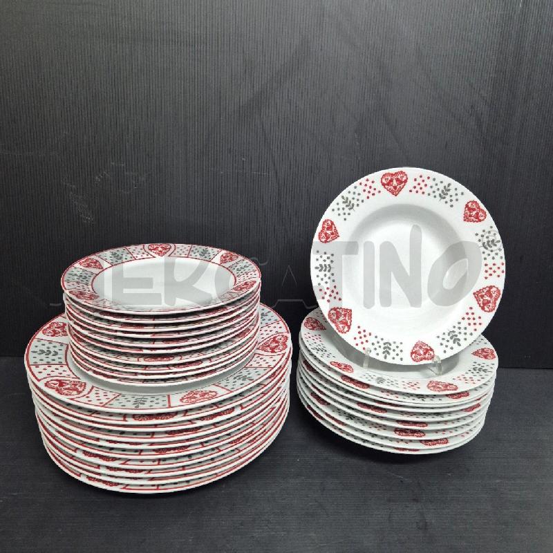 SERVIZIO PIATTI 30 PEZZI EXCELSA TIROL | Mercatino dell'Usato Cervia 1