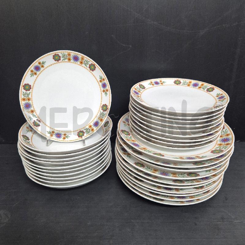 SERVIZIO PIATTI X10 HEINRICH GERMANY BIANCO FIORI  | Mercatino dell'Usato Cervia 2
