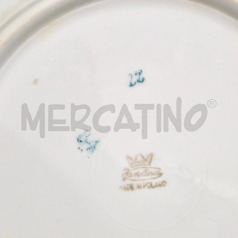 SERVIZIO PIATTI X6 POLONIA BIANCA FIORI ZUPPIERA E CIOTOLA | Mercatino dell'Usato Cervia 5
