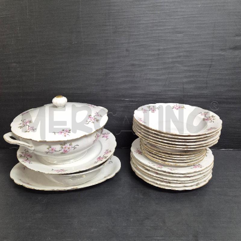 SERVIZIO PIATTI X6 SELTMANN WEIDEN BAVARIA BIANCO FIORI | Mercatino dell'Usato Cervia 1