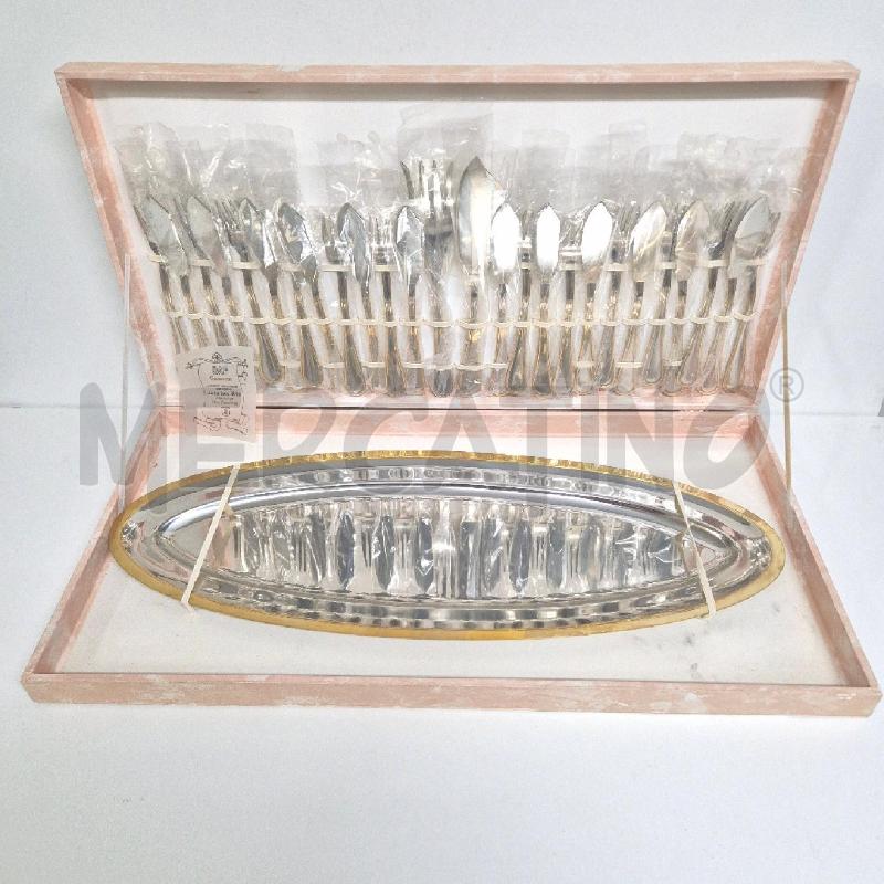 SERVIZIO POSATE X12 DA PESCE+VASSOIO | Mercatino dell'Usato Cervia 1