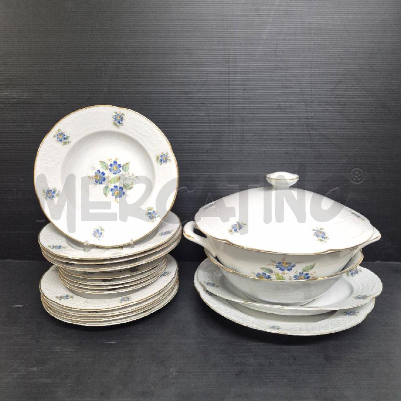 SERVIZIO X4 PIATTI RICHARD GINORI BIANCO FIORI | Mercatino dell'Usato Cervia 1
