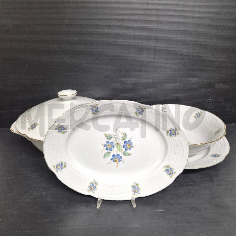 SERVIZIO X4 PIATTI RICHARD GINORI BIANCO FIORI | Mercatino dell'Usato Cervia 2