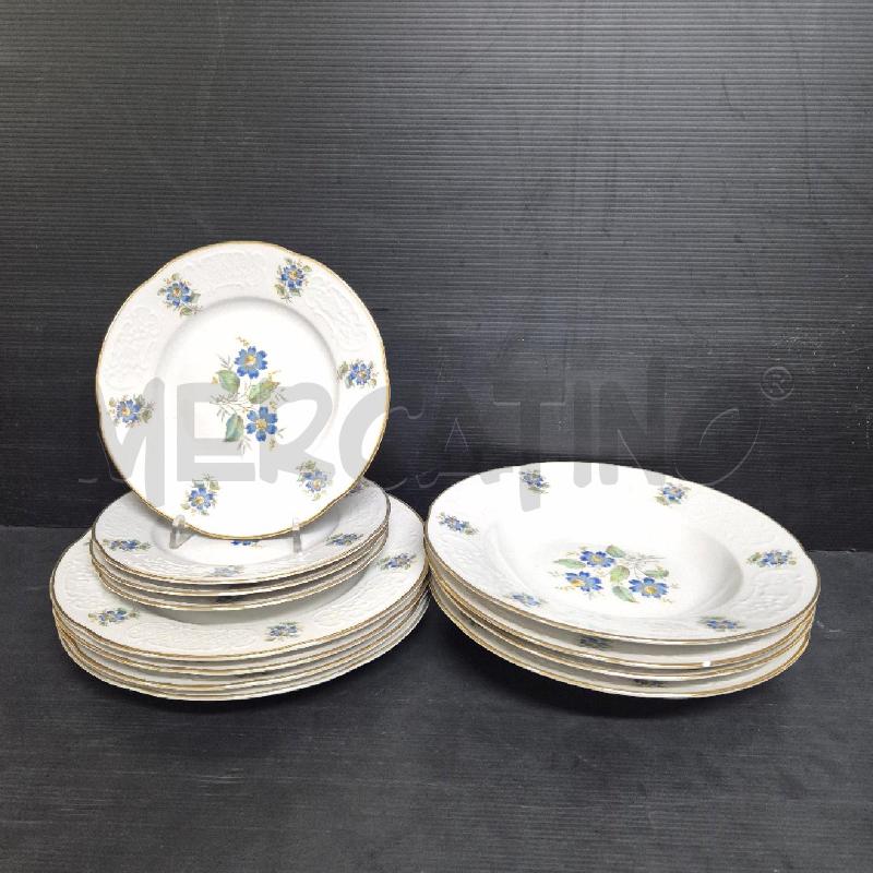 SERVIZIO X4 PIATTI RICHARD GINORI BIANCO FIORI | Mercatino dell'Usato Cervia 3