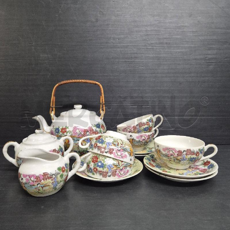 SERVIZIO X5 TEA GIAPPONESE CON TEIERA | Mercatino dell'Usato Cervia 1