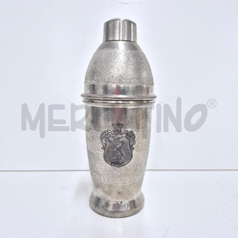 SHAKER PELTRO STEMMA ARALDICO | Mercatino dell'Usato Cervia 1