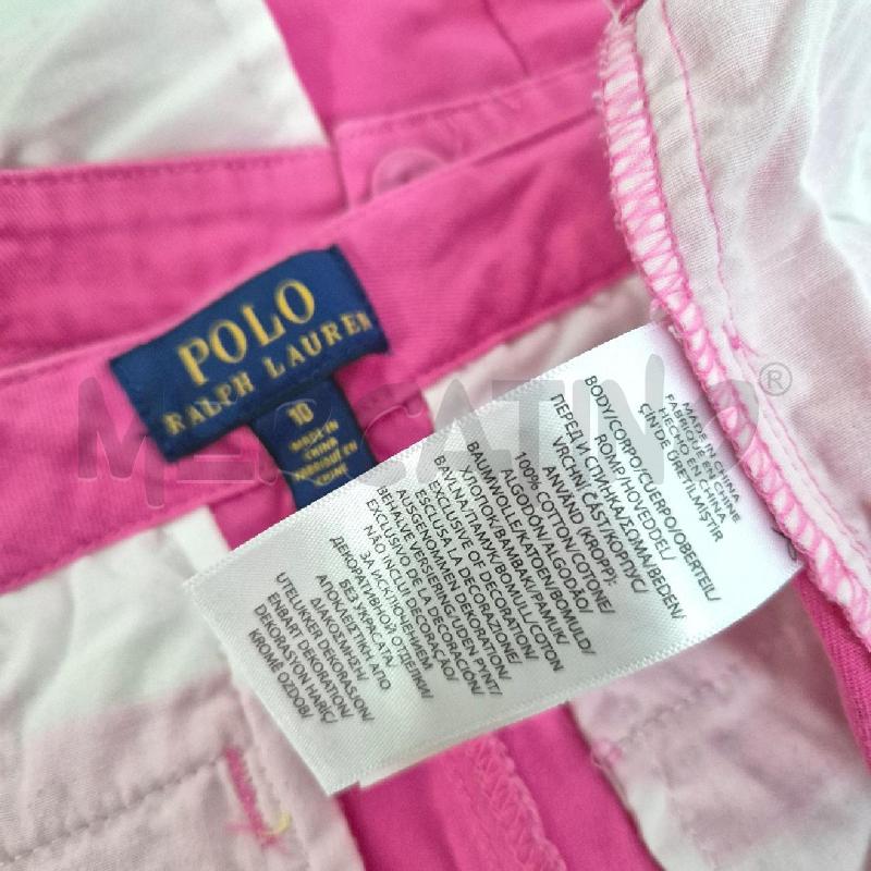 SHORTS BAMBINO POLO RALPH LAUREN ROSA  | Mercatino dell'Usato Cervia 5