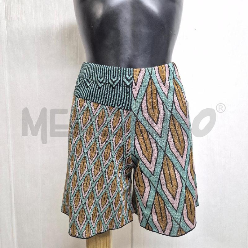 SHORTS DONNA CIRCUS HOTEL VERDE ROSA SENAPE LUREX | Mercatino dell'Usato Cervia 1