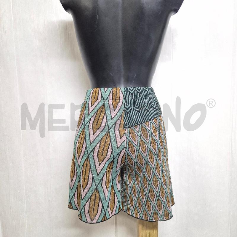SHORTS DONNA CIRCUS HOTEL VERDE ROSA SENAPE LUREX | Mercatino dell'Usato Cervia 4