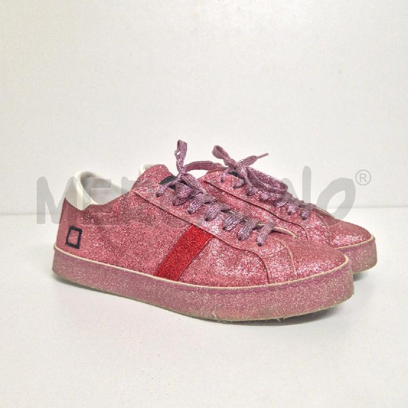 SNEAKERS BAMBINO DATE LUREX ROSA  | Mercatino dell'Usato Cervia 1