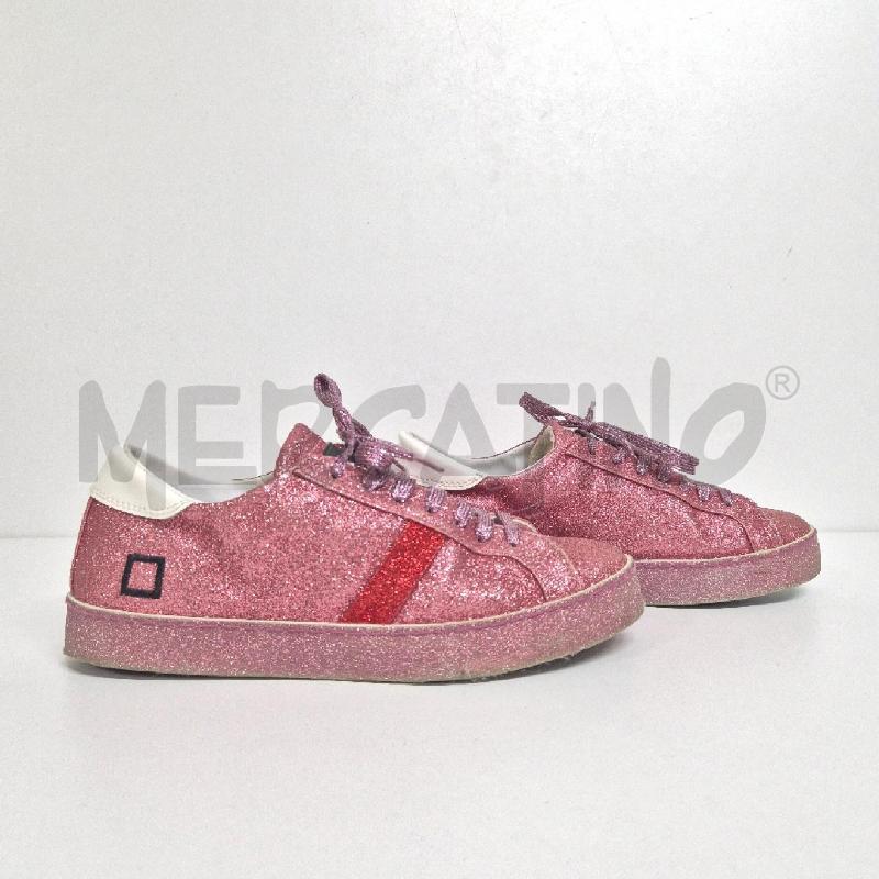 SNEAKERS BAMBINO DATE LUREX ROSA  | Mercatino dell'Usato Cervia 3