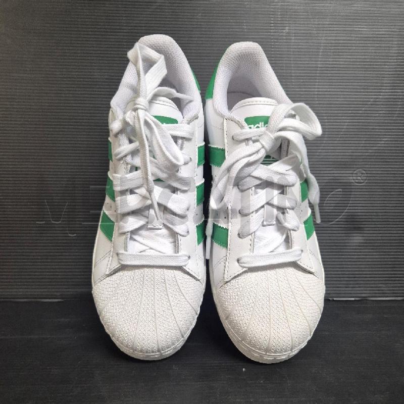 SNEAKERS DONNA ADIDAS SUPERSTAR BIANCA VERDE | Mercatino dell'Usato Cervia 2