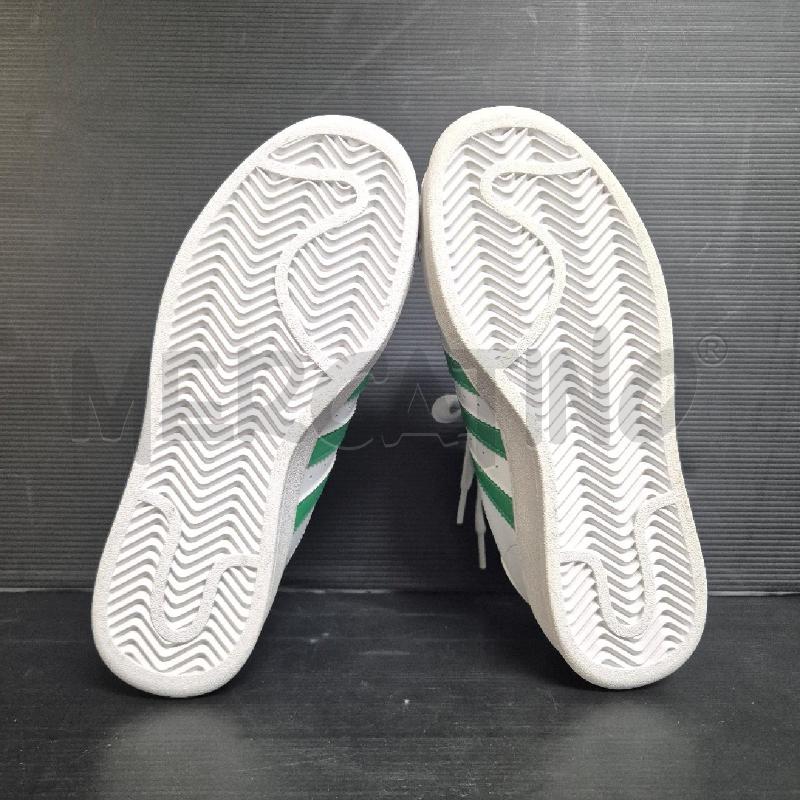 SNEAKERS DONNA ADIDAS SUPERSTAR BIANCA VERDE | Mercatino dell'Usato Cervia 5
