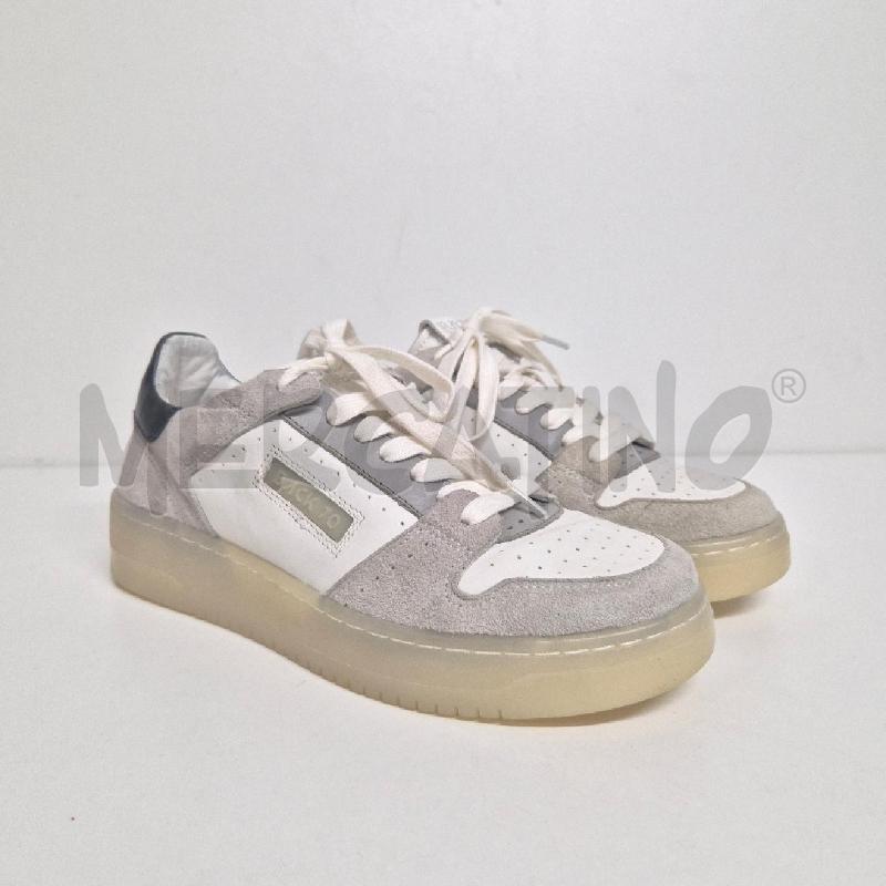 SNEAKERS DONNA BACK 70GRIGIE BIANCHE  | Mercatino dell'Usato Cervia 1