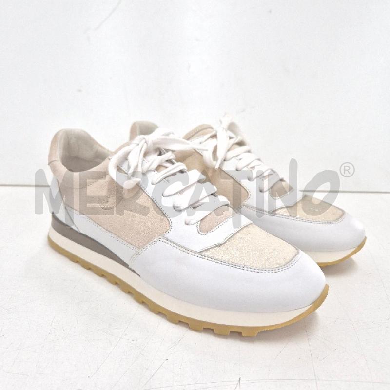 SNEAKERS DONNA BIANCA/BEIGE SCAM PESERICO | Mercatino dell'Usato Cervia 1