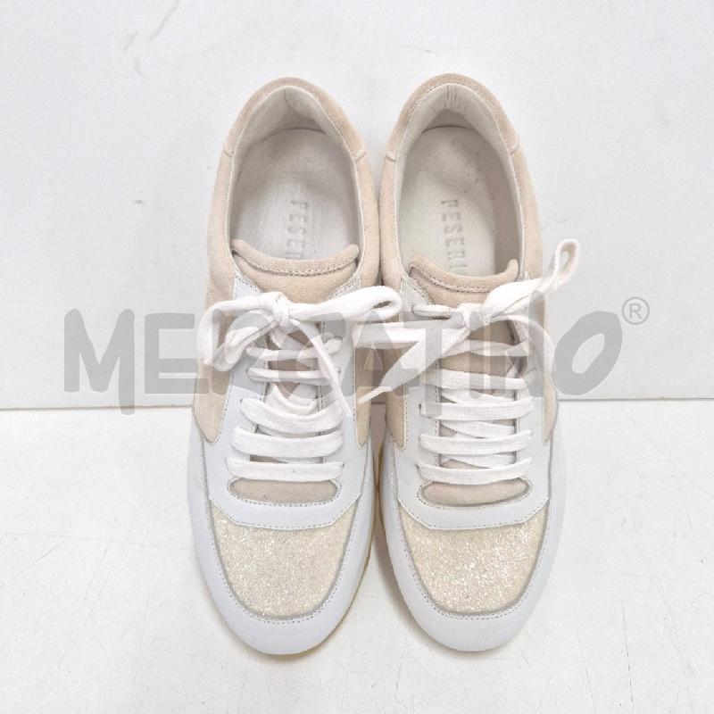 SNEAKERS DONNA BIANCA/BEIGE SCAM PESERICO | Mercatino dell'Usato Cervia 2