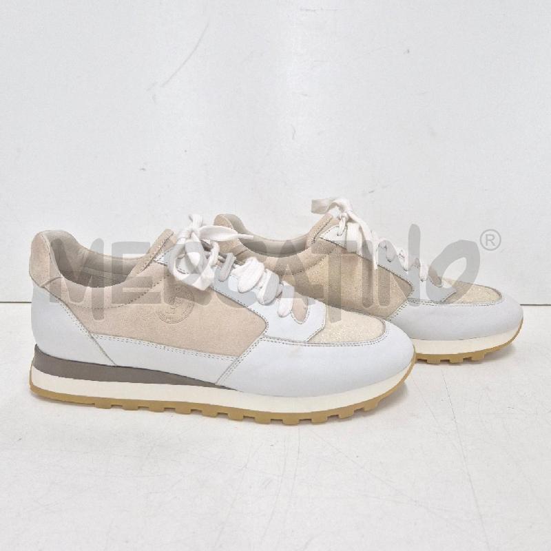 SNEAKERS DONNA BIANCA/BEIGE SCAM PESERICO | Mercatino dell'Usato Cervia 3
