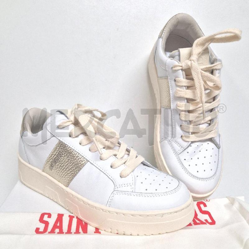 SNEAKERS DONNA BIANCHE/ORO SAINT SNEAKER | Mercatino dell'Usato Cervia 1