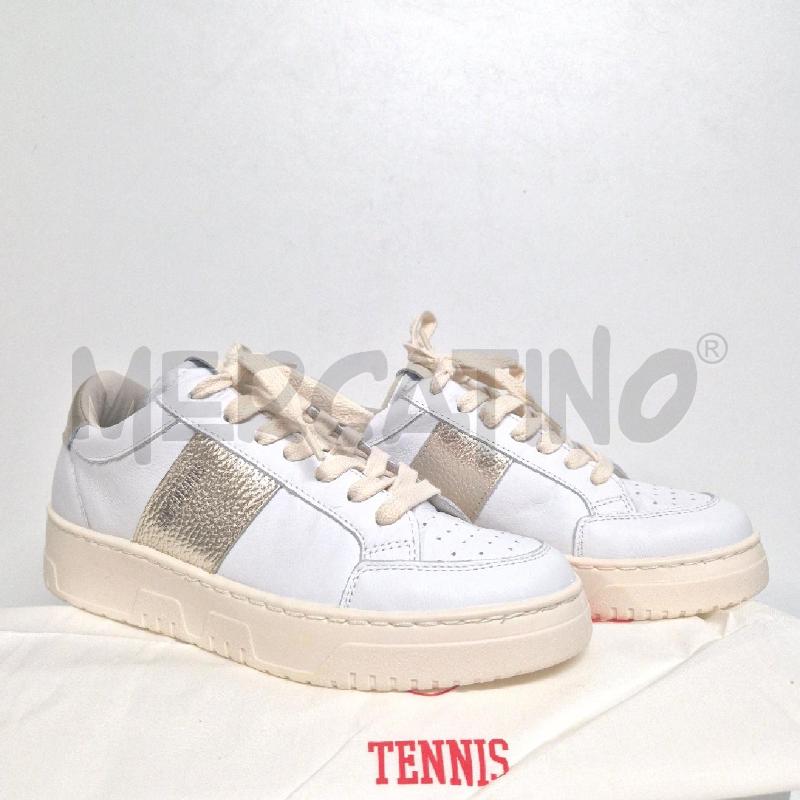 SNEAKERS DONNA BIANCHE/ORO SAINT SNEAKER | Mercatino dell'Usato Cervia 2