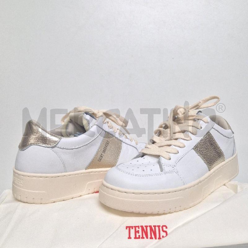 SNEAKERS DONNA BIANCHE/ORO SAINT SNEAKER | Mercatino dell'Usato Cervia 3
