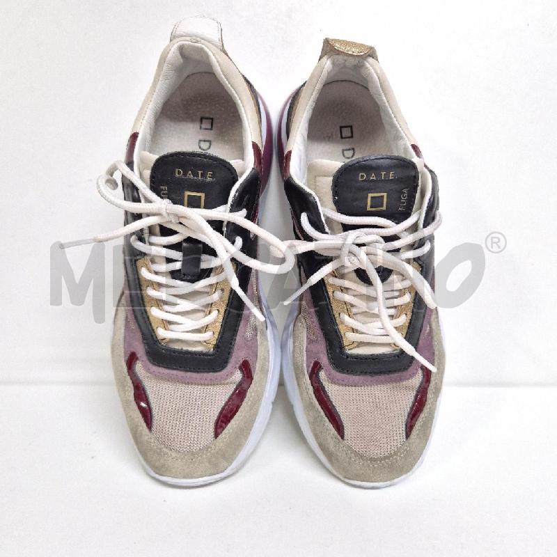SNEAKERS DONNA DATE ART FUGA DRAGON WHITE GOLD | Mercatino dell'Usato Cervia 2