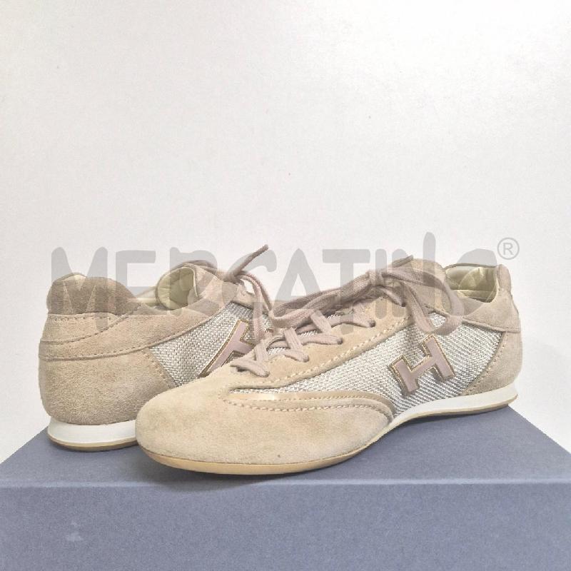 SNEAKERS DONNA HOGAN BEIGE | Mercatino dell'Usato Cervia 4
