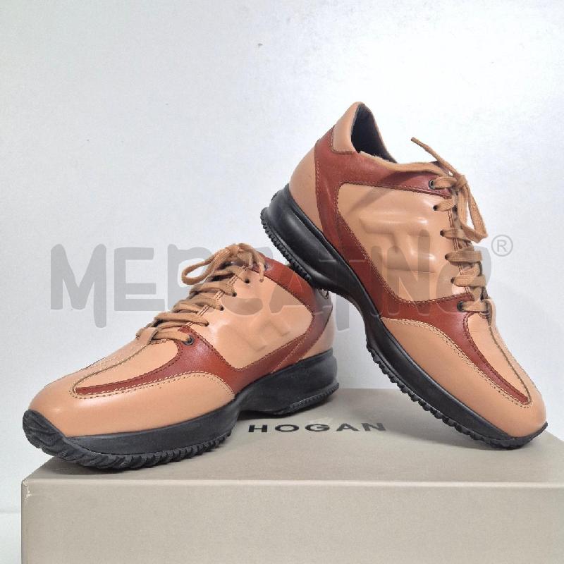 SNEAKERS DONNA HOGAN BEIGE MARRONE | Mercatino dell'Usato Cervia 3