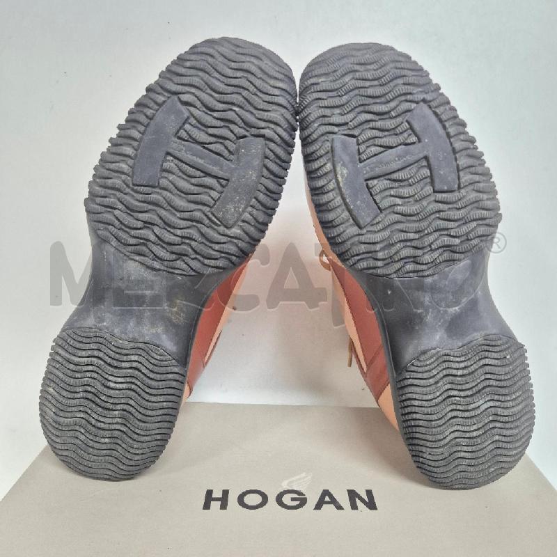 SNEAKERS DONNA HOGAN BEIGE MARRONE | Mercatino dell'Usato Cervia 5