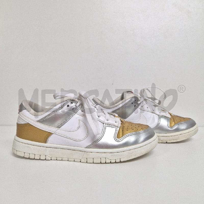 SNEAKERS DONNA NIKE DUNK LOW GOLD SILVER | Mercatino dell'Usato Cervia 3