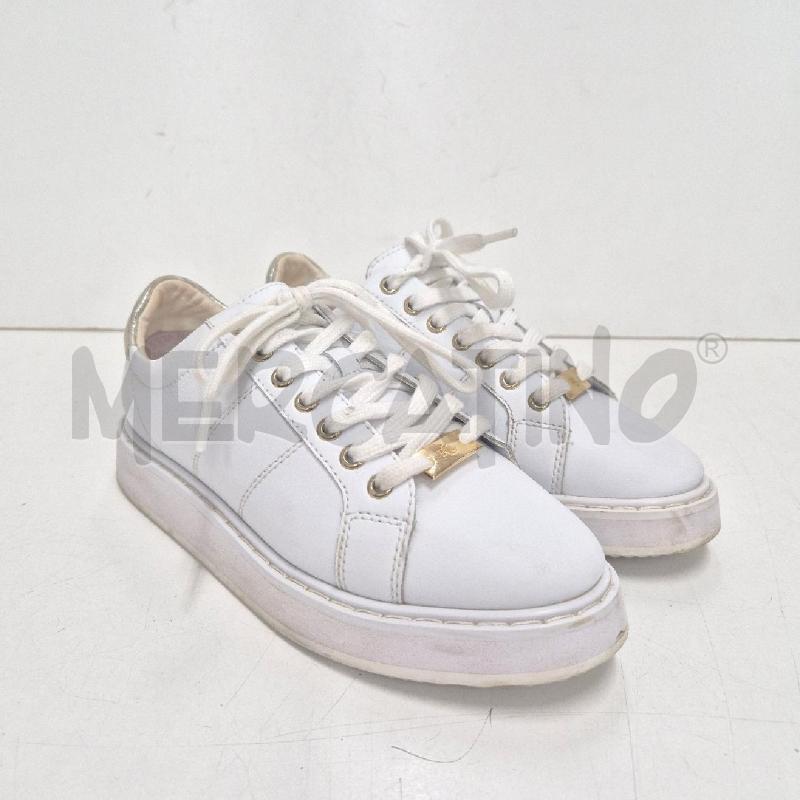 SNEAKERS DONNA RALPH LAUREN BIANCHE PROFILO DORATO | Mercatino dell'Usato Cervia 1