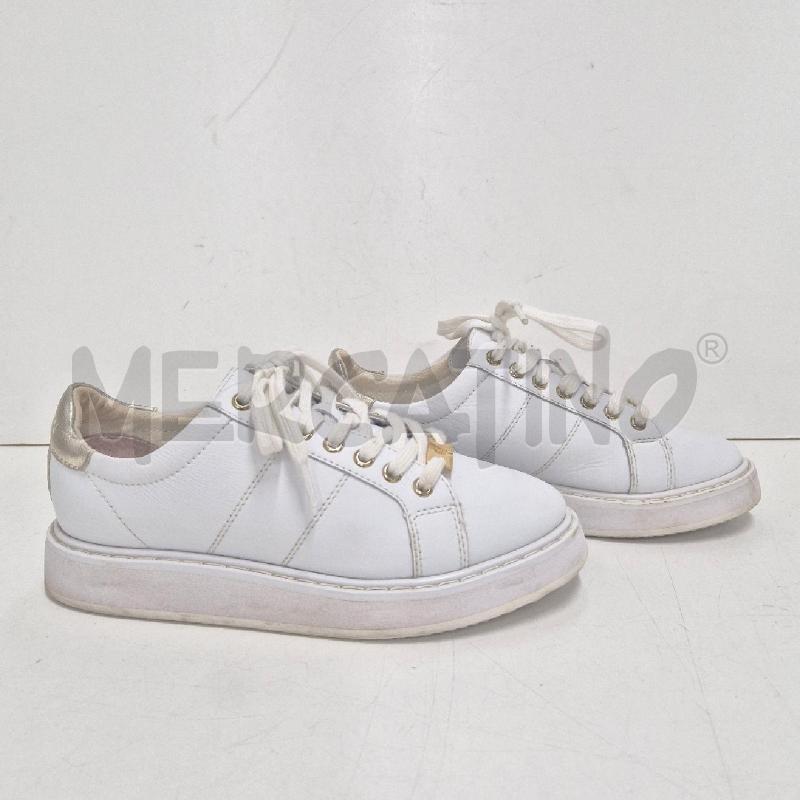 SNEAKERS DONNA RALPH LAUREN BIANCHE PROFILO DORATO | Mercatino dell'Usato Cervia 3