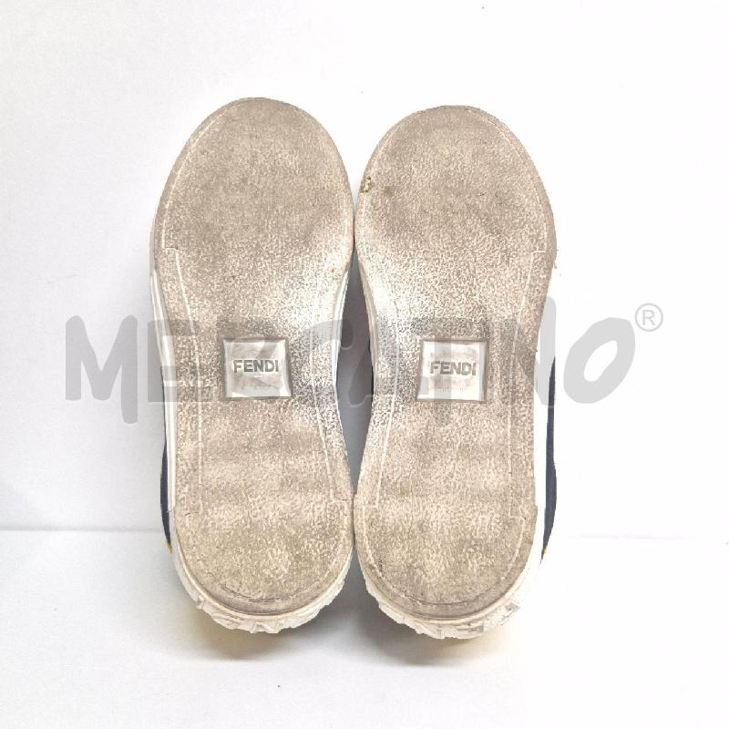 SNEAKERS MOCASSINO UOMO FENDI NERA CON OCCHI MOSTRO GIALLI | Mercatino dell'Usato Cervia 5